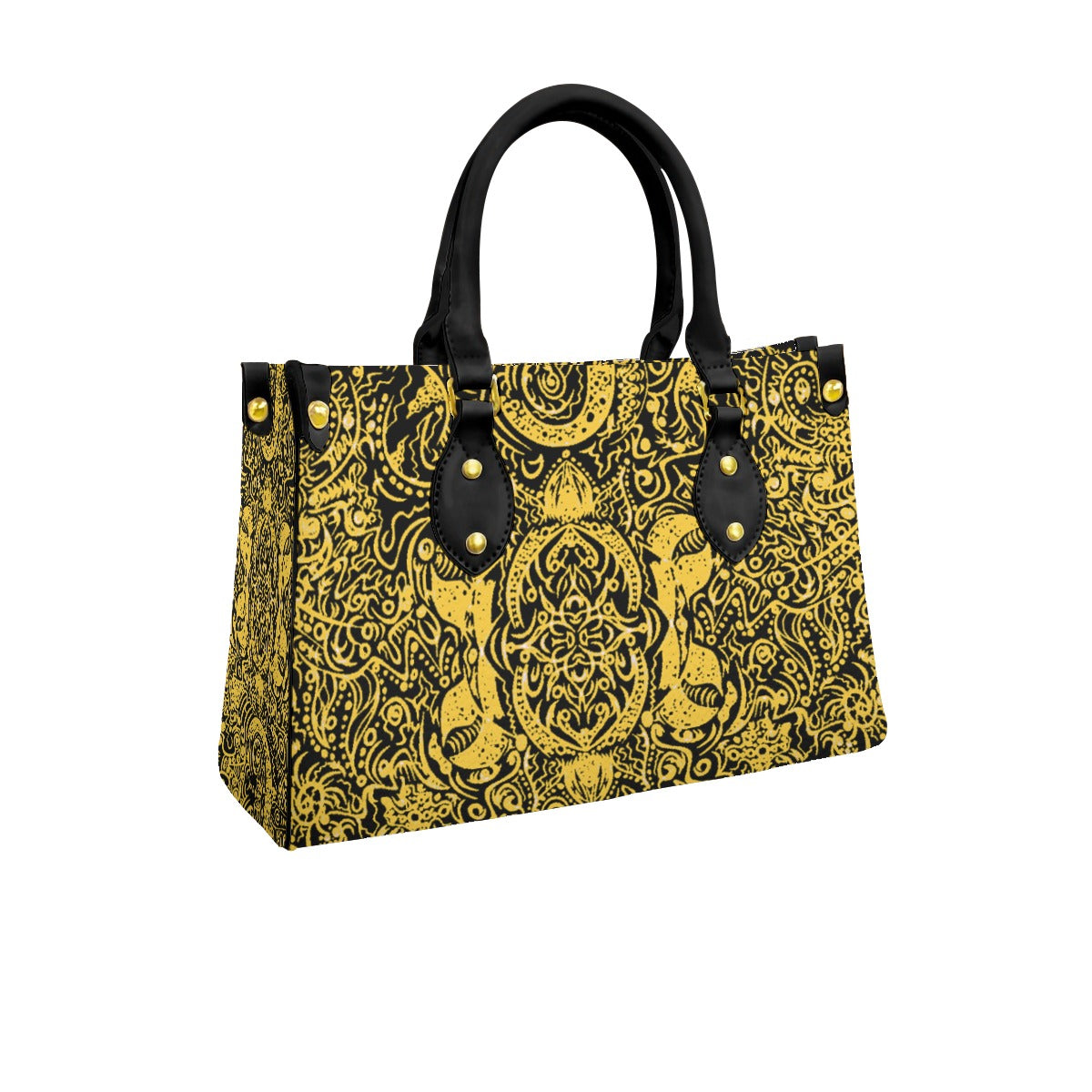 kokorepublic Women's Tote Bag With Black Handle
