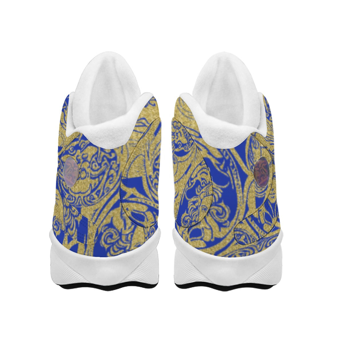 Kokorepublic Men's Curved Basketball Shoes With Thick Soles