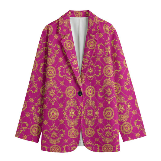 kokoepublic r Print Women's Leisure Blazer