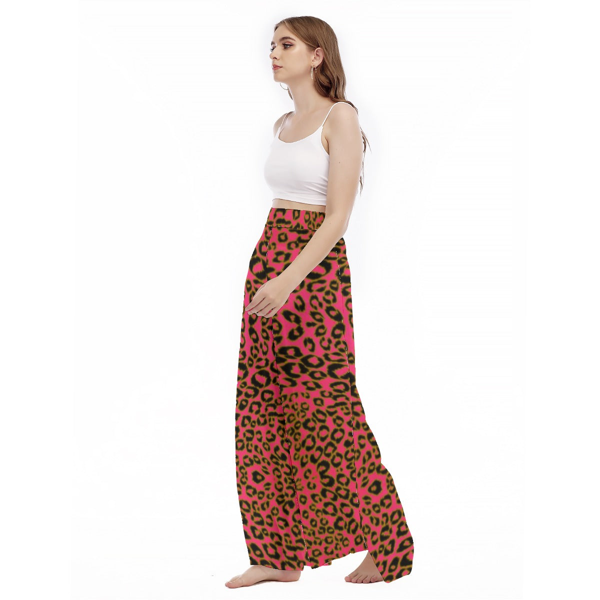kokorepublic Print Women's High Waist Wide Leg Trousers