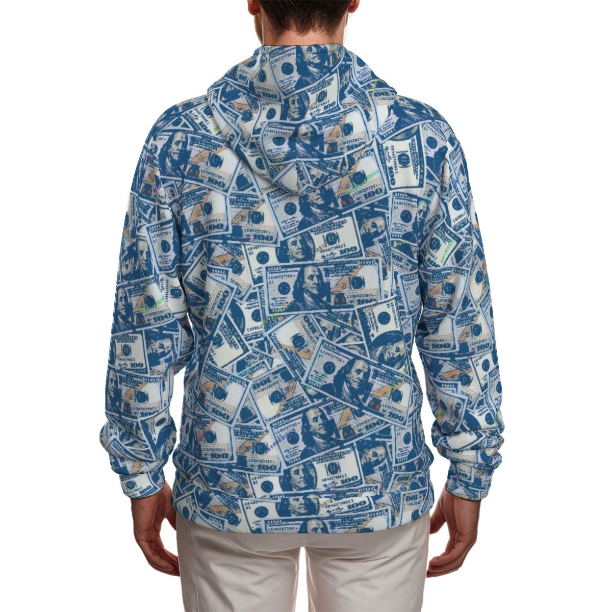 kokorepublic Print Zip Up Hoodie With Pocket