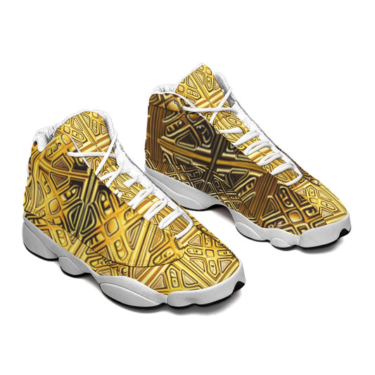 kokorepublic Men's Curved Basketball Shoes With Thick Soles