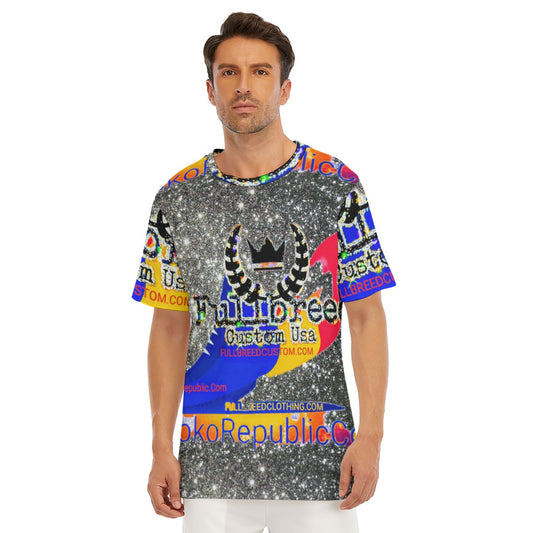 All-Over Print Men's O-Neck T-Shirt | 190GSM Cotton