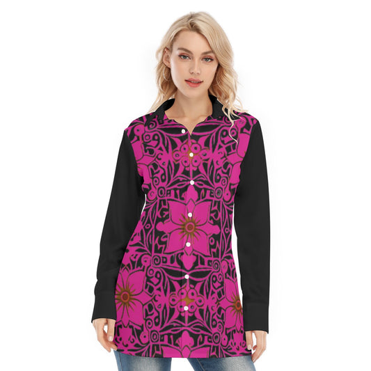 kokorepublic Print Women's Long Shirt