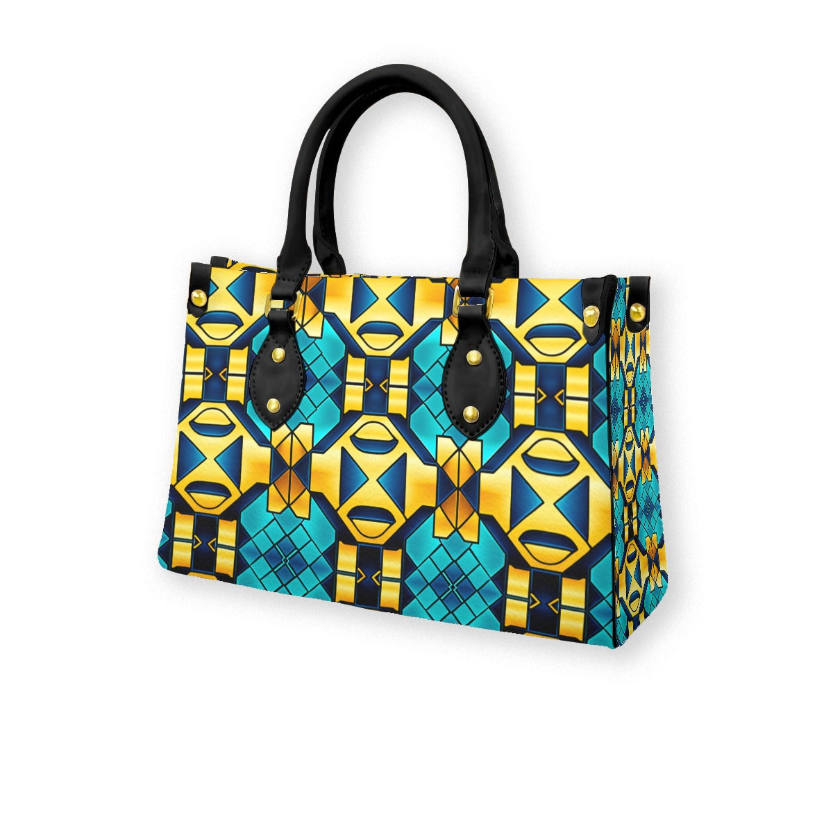 kokorepublic Women's Tote Bag With Black Handle