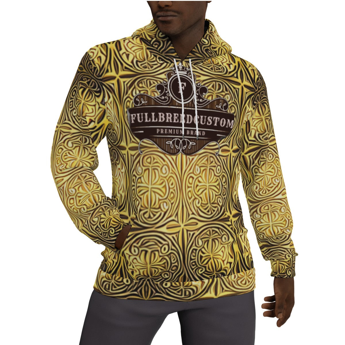 kokorepublic      All-Over Print Men's Thicken Pullover Hoodie