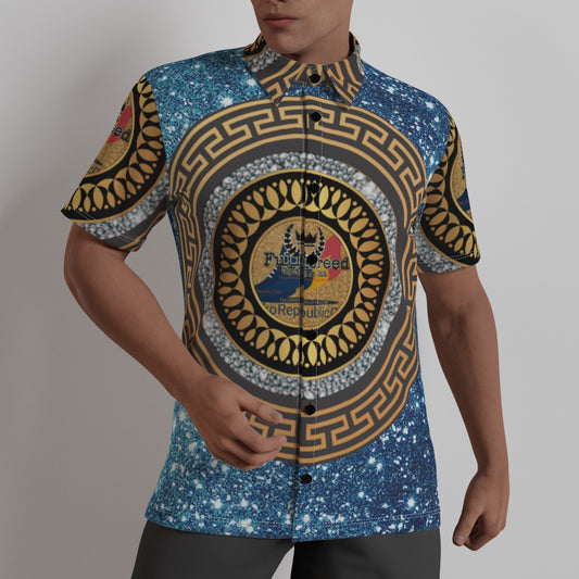 All-Over Print Men's Shirt