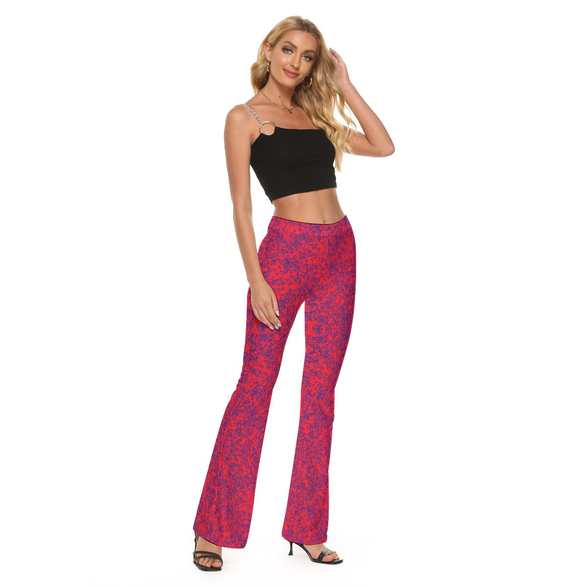 kokorepublic Print Women's Skinny Flare Pants