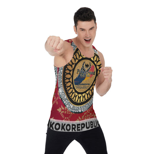 KokoRepublic All-Over Print Men's Tank Top