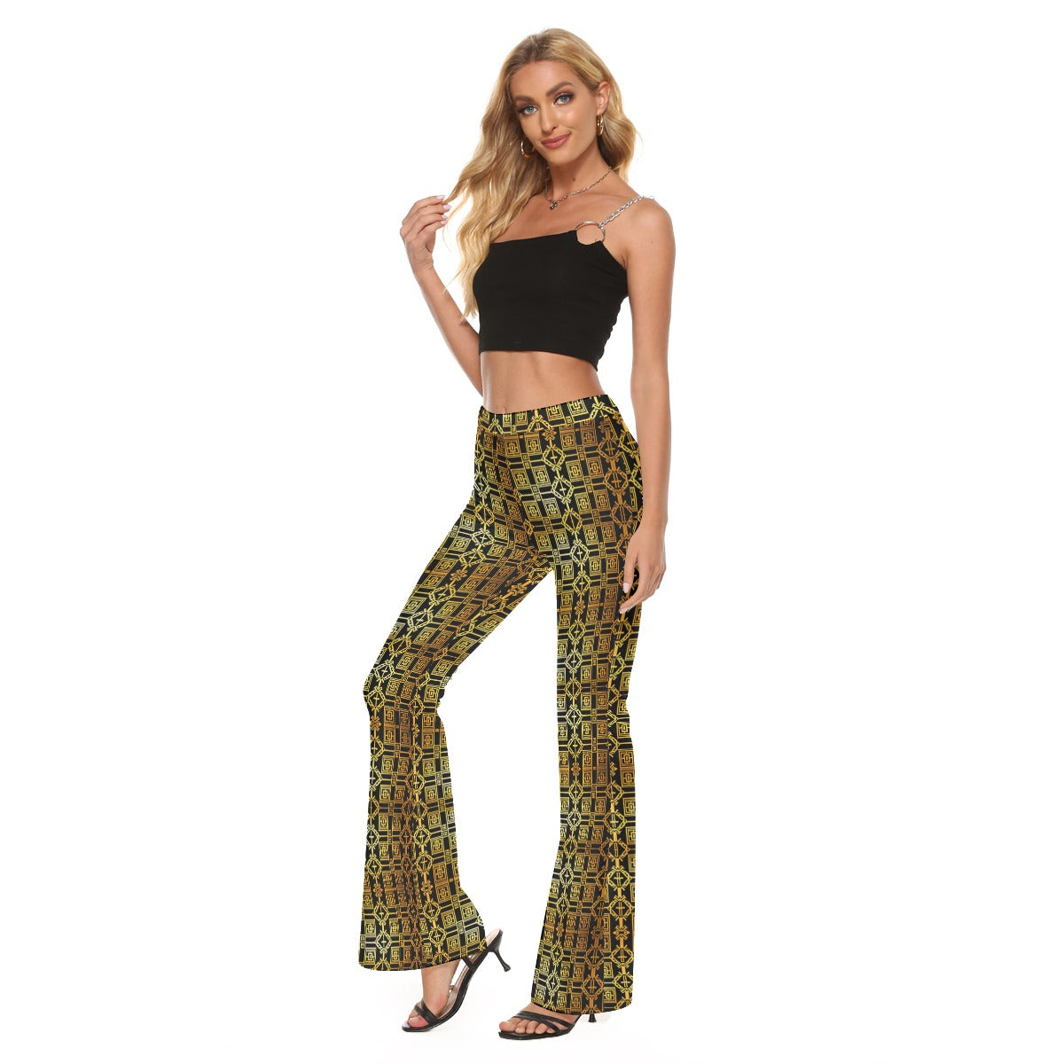 kokorepublic Print Women's Skinny Flare Pants