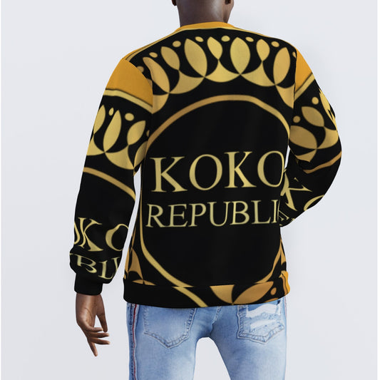 All-Over Print Men's Sweater