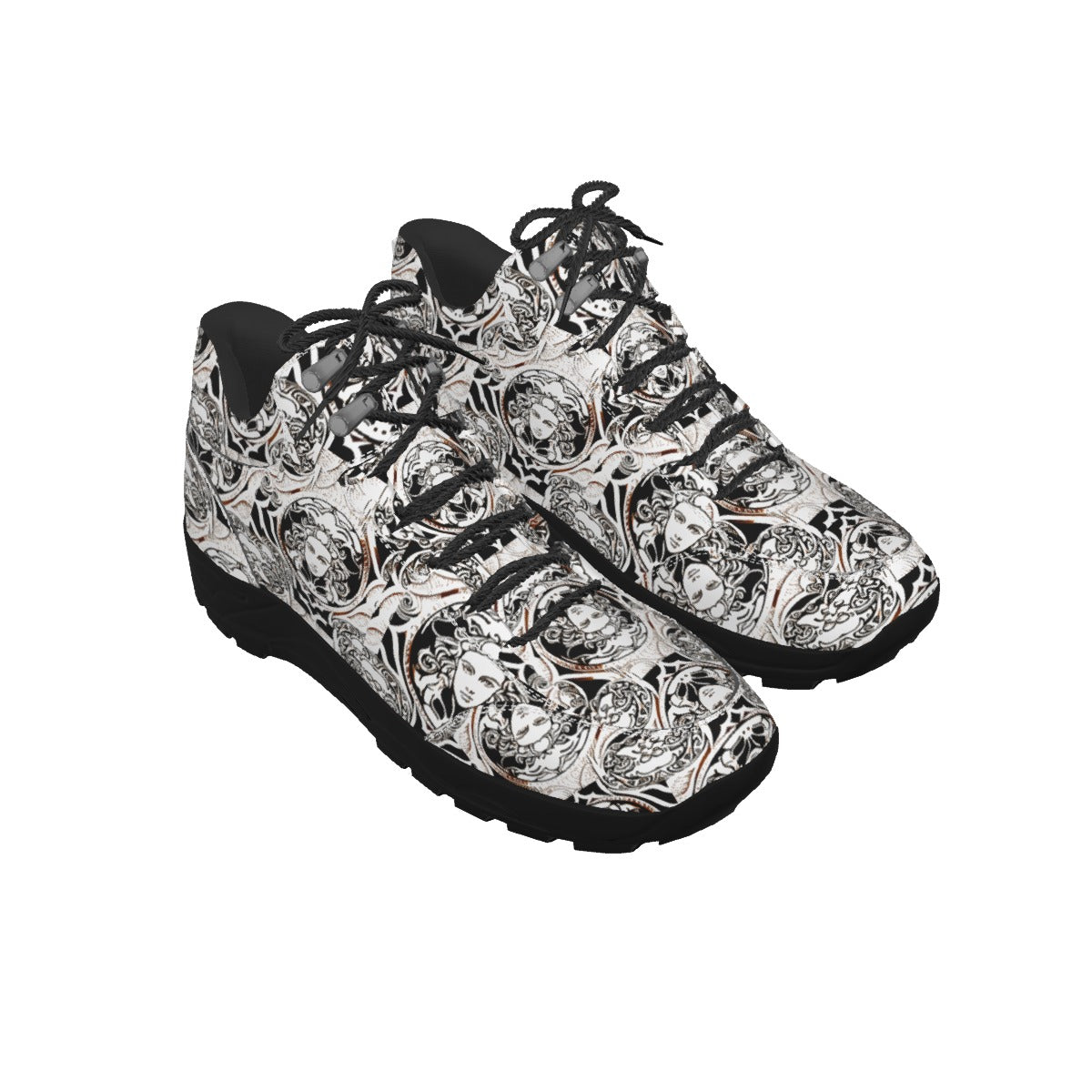 All-Over Print Men's Hiking Shoes