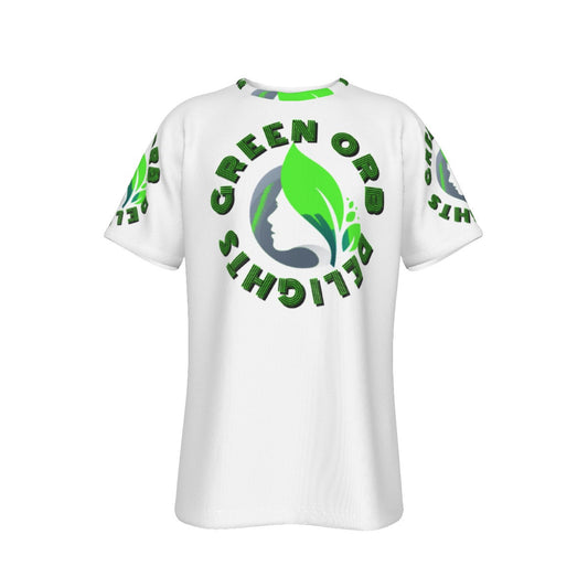 Green Orb Delight All-Over Print Men's O-Neck T-Shirt