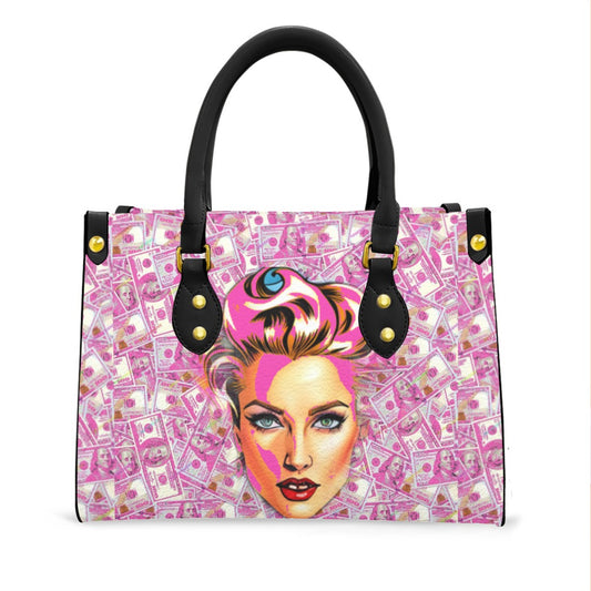 kokorepublic Women's Tote Bag With Black Handle