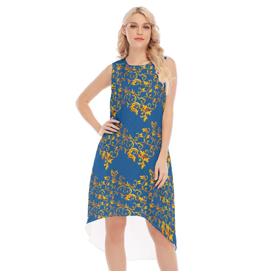 kokorepublic  Print Women's Sleeveless Long Dress