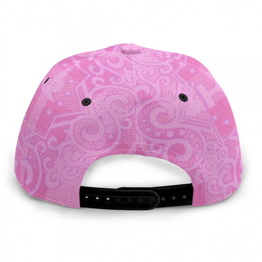 Baseball Cap With Flat Brim