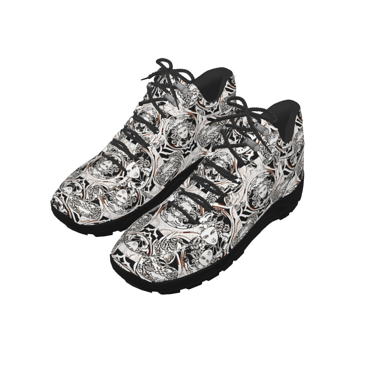All-Over Print Men's Hiking Shoes
