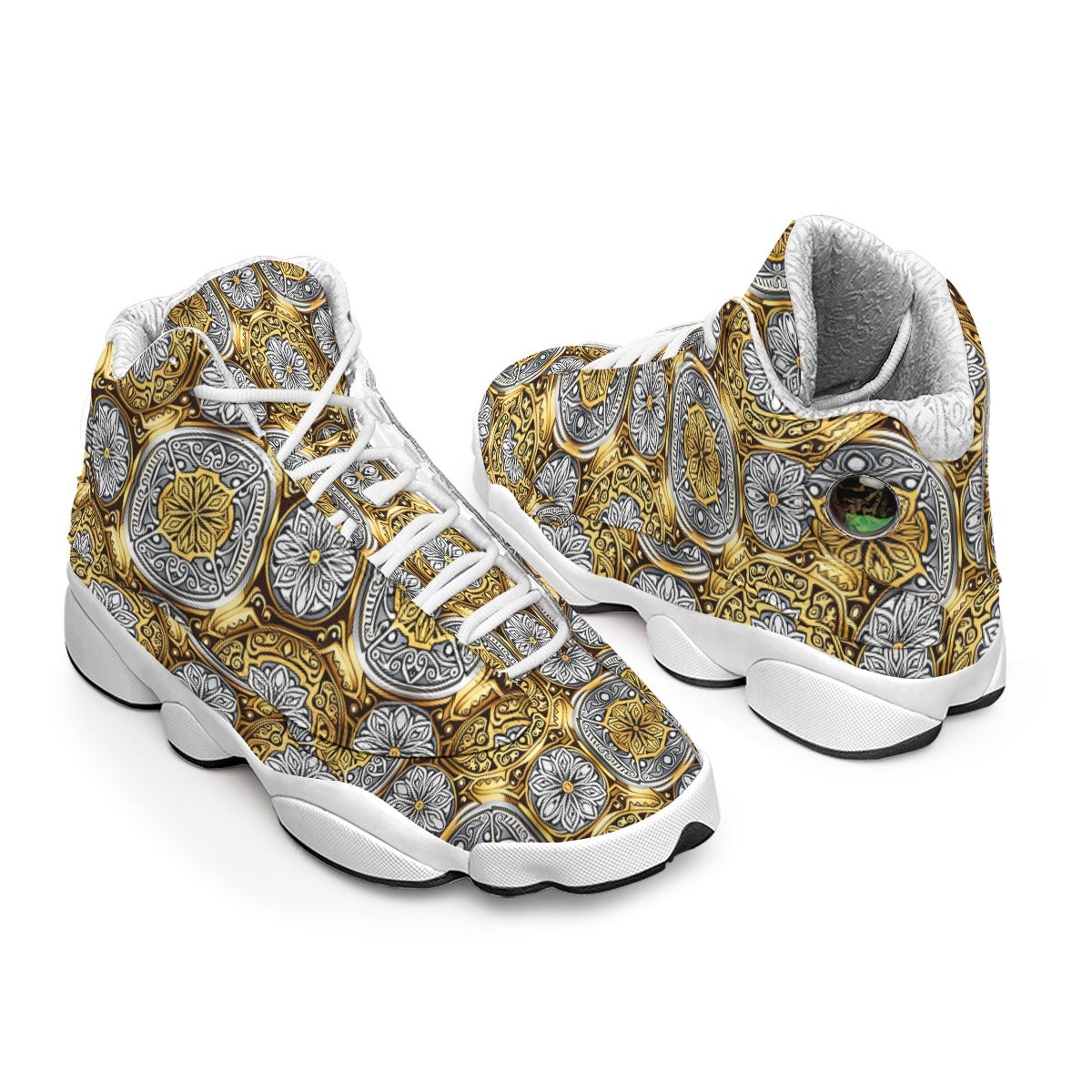 kokorepublic Men's Curved Basketball Shoes With Thick Soles