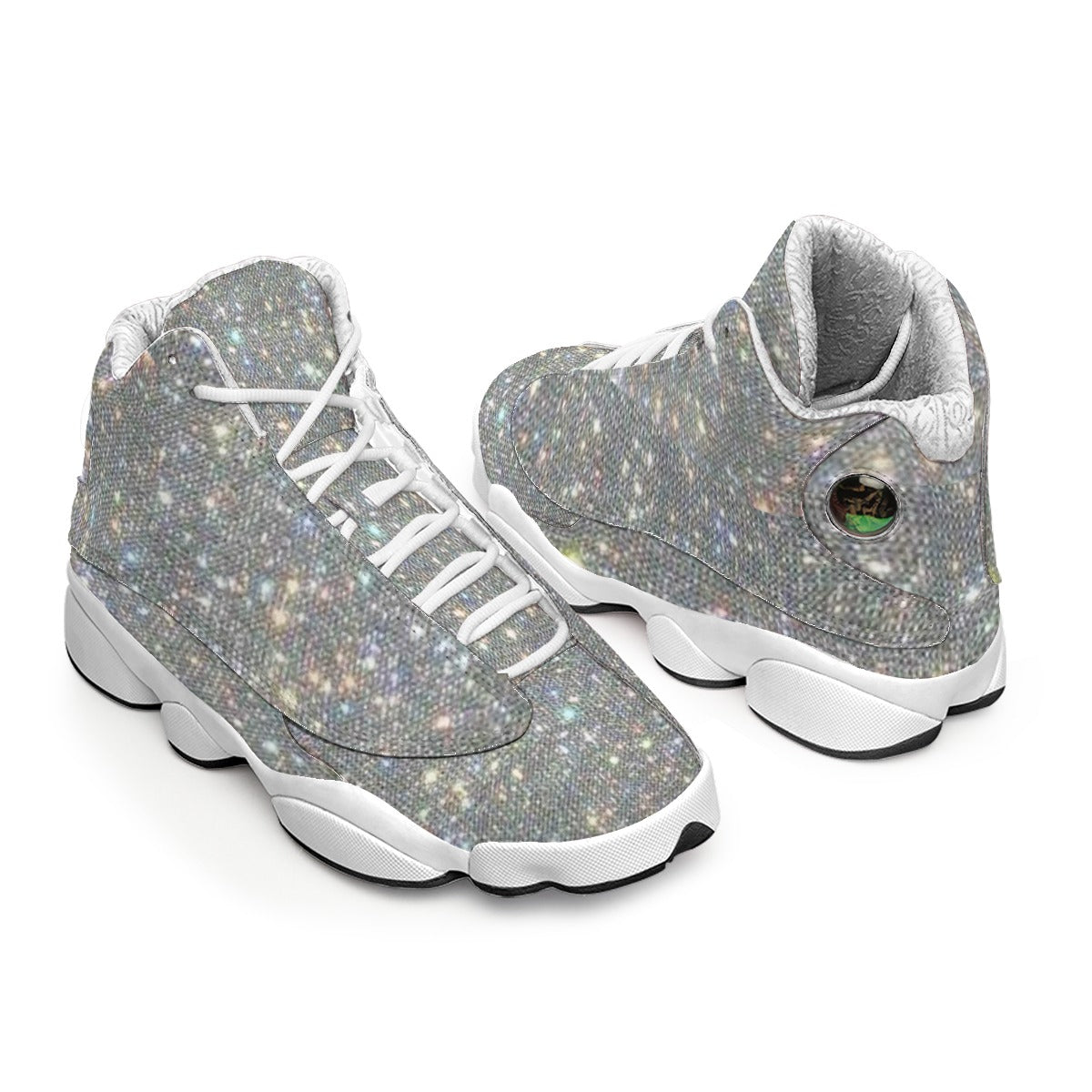 Kokiorepublic Men's Curved Basketball Shoes With Thick Soles