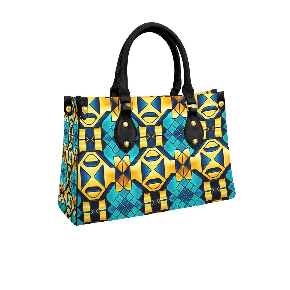 kokorepublic Women's Tote Bag With Black Handle