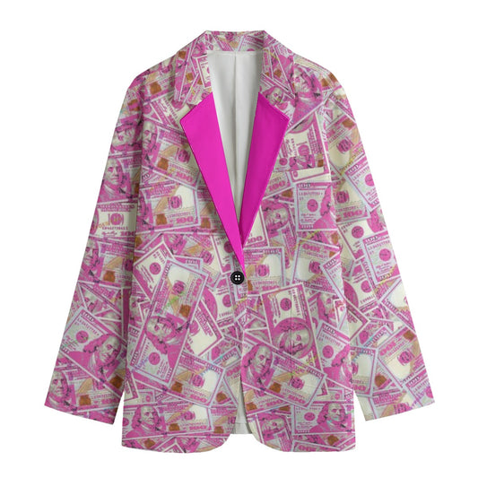 kokorepublic  Print Women's Leisure Blazer