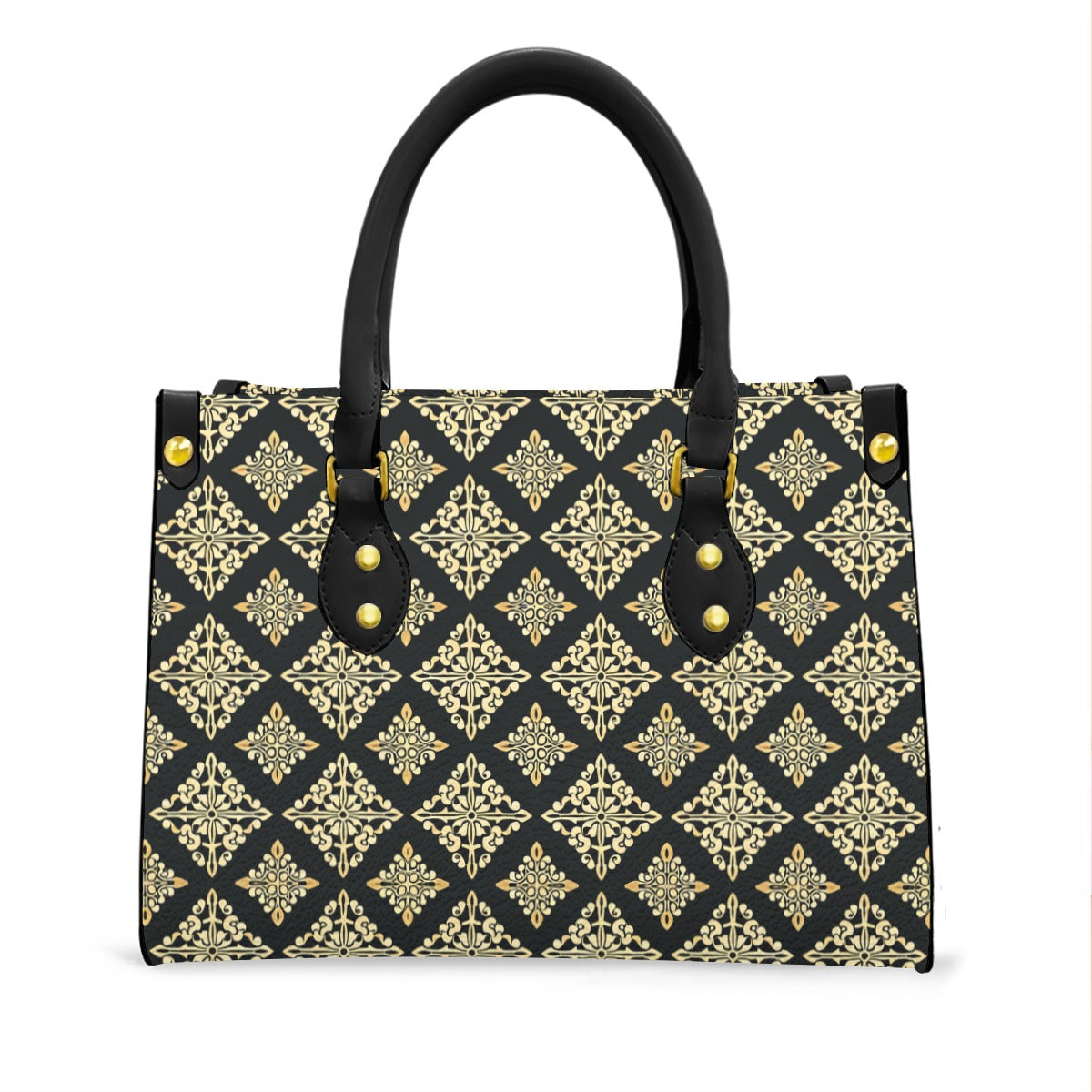 kokorepublic Women's Tote Bag With Black Handle