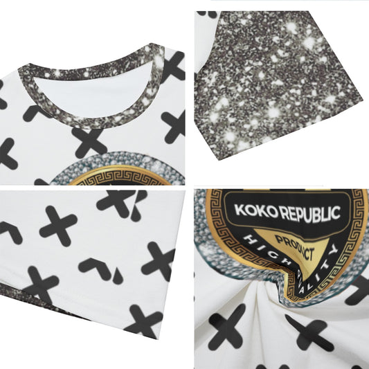 All-Over Print Men's O-Neck T-Shirt | 190GSM Cotton