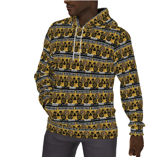 All-Over Print Men's Thicken Pullover Hoodie