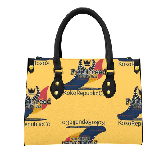 Women's Tote Bag With Black Handle