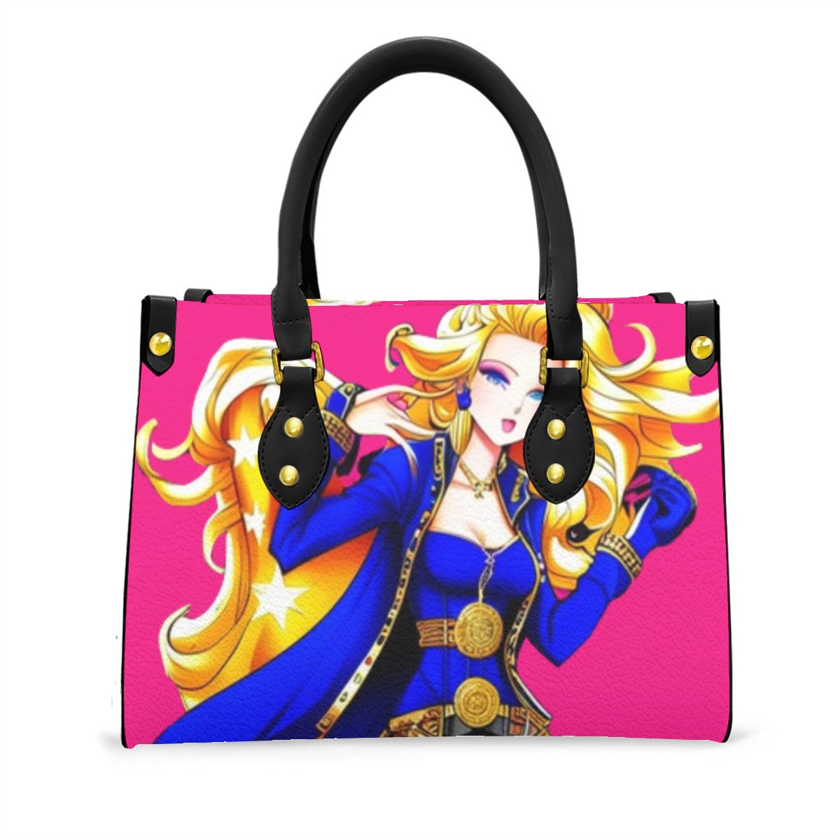 kokorepublic Women's Tote Bag With Black Handle
