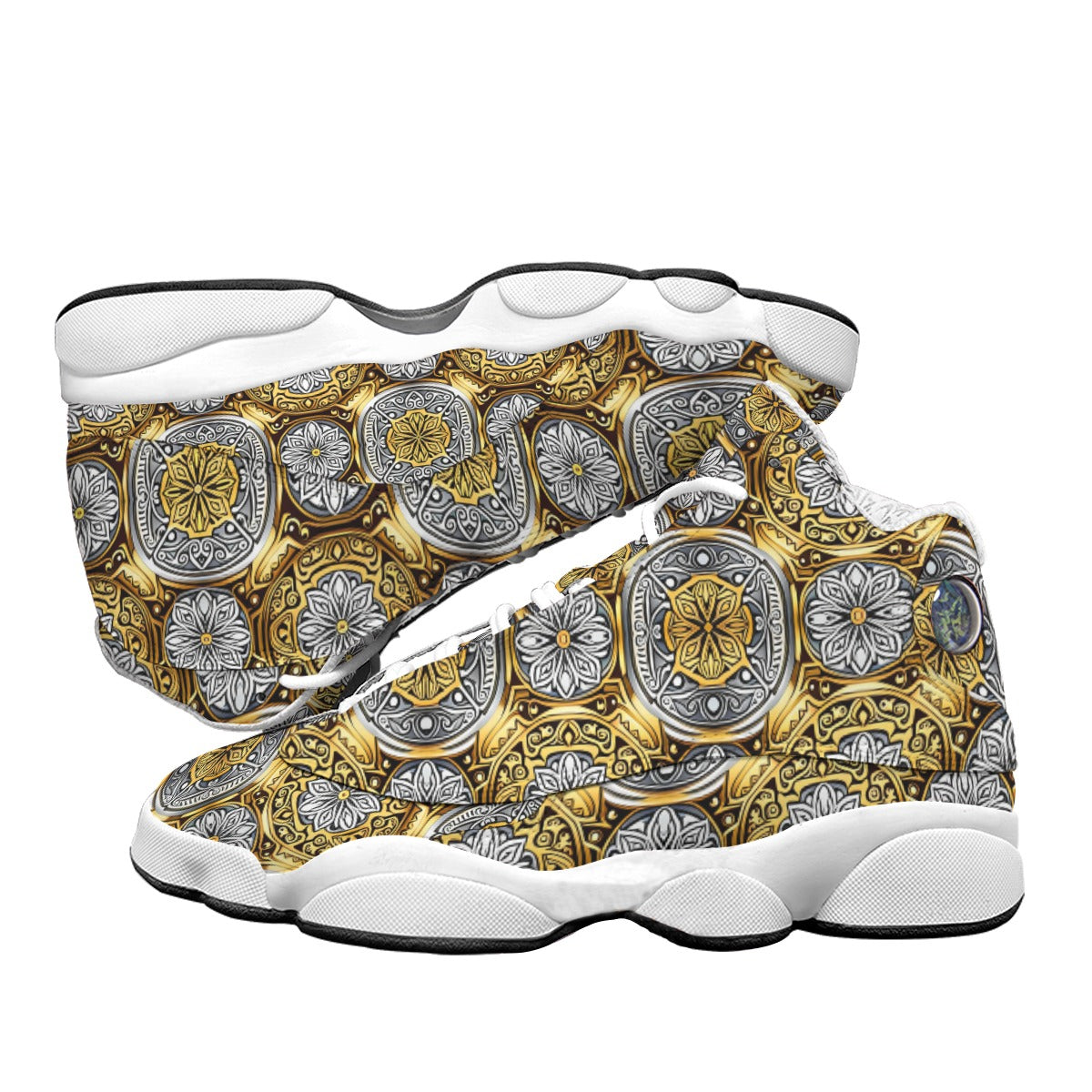 kokorepublic Men's Curved Basketball Shoes With Thick Soles