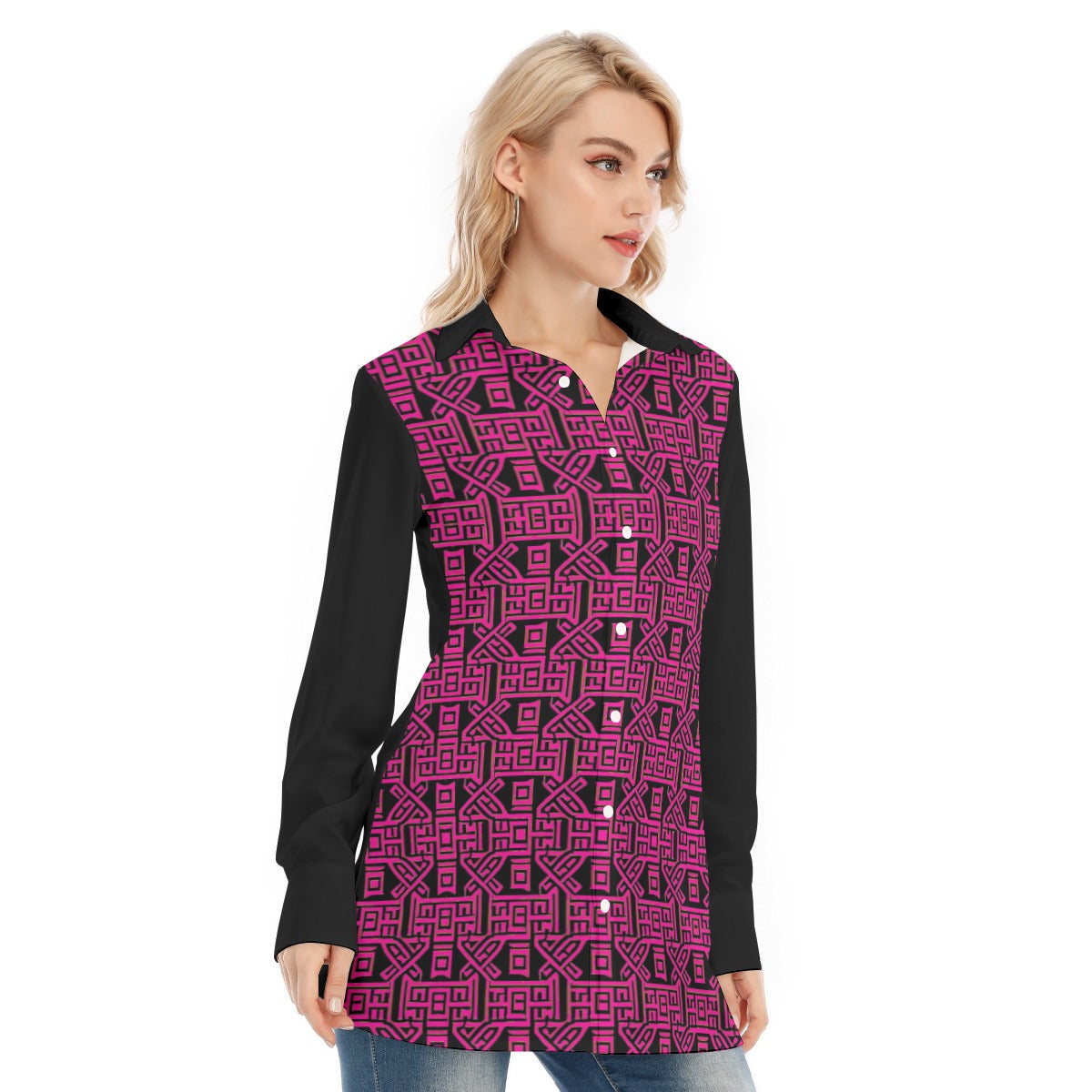 kokorepublic Print Women's Long Shirt