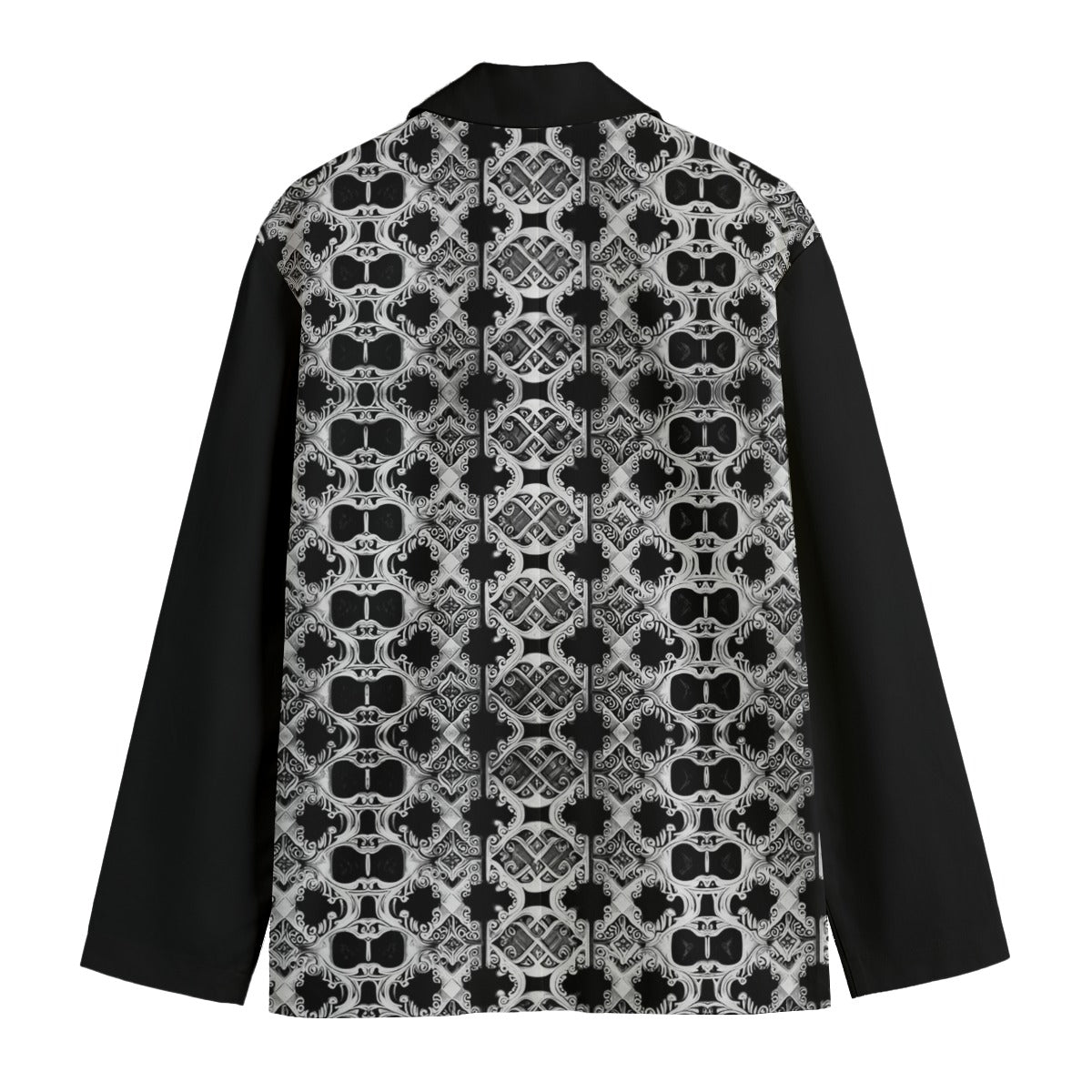 kokorepublic Print Men's Casual Flat Lapel Collar Blazer | 245GSM Cotton