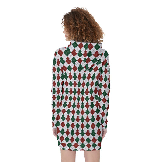 All-Over Print Women's Long Hoodie