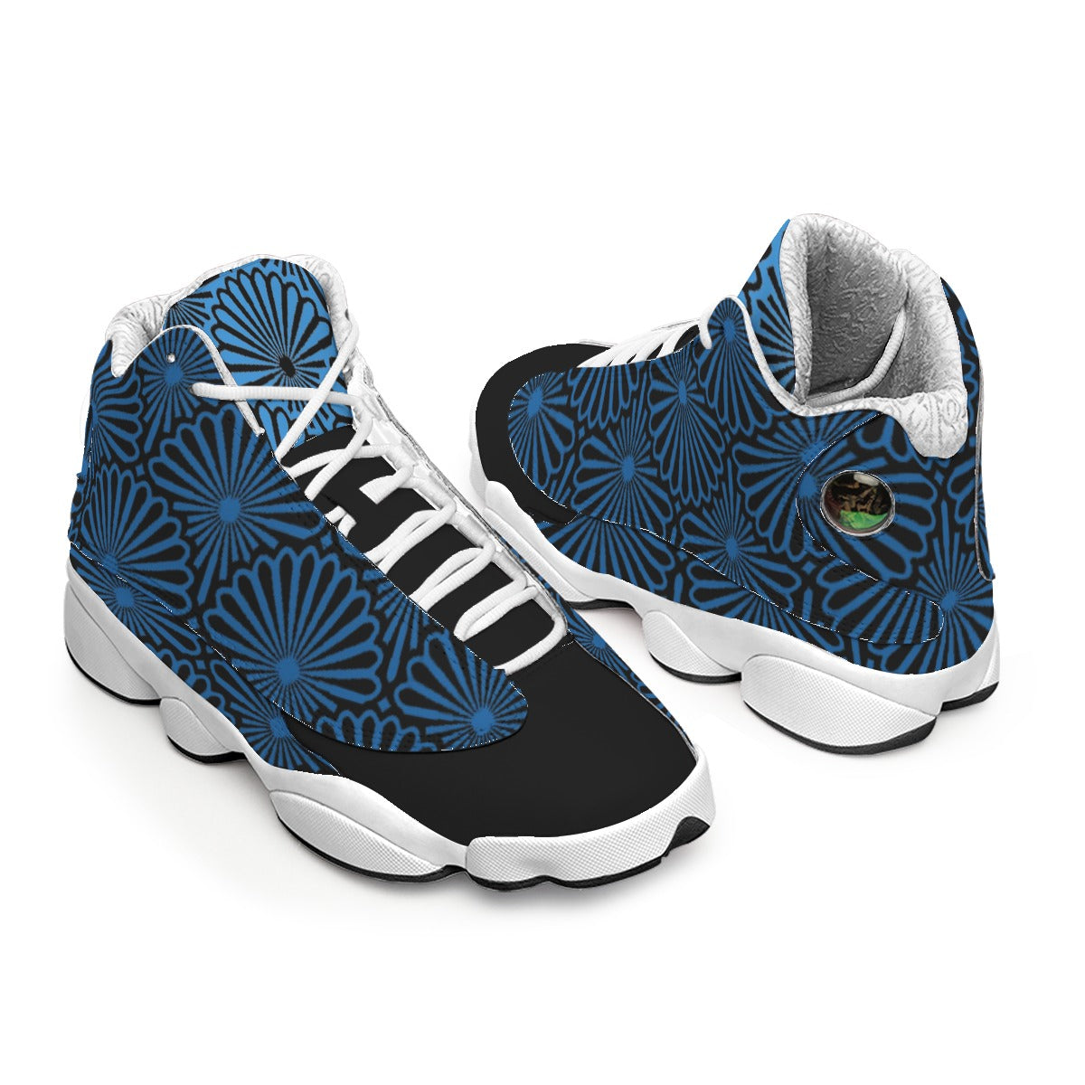 Kokorepublic Men's Curved Basketball Shoes With Thick Soles