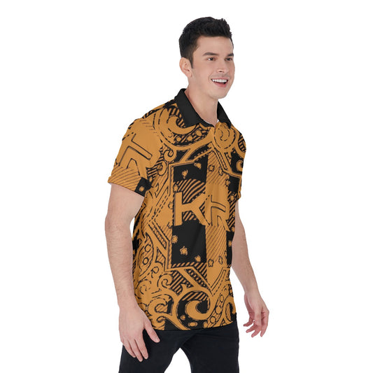 All-Over Print Men's Polo Shirt