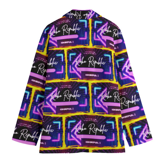 All-Over Print Women's Leisure Blazer