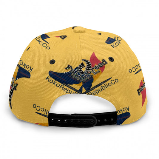 Baseball Cap With Flat Brim