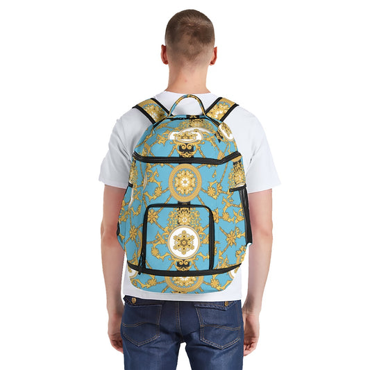 All-Over Print Multifunctional Backpack