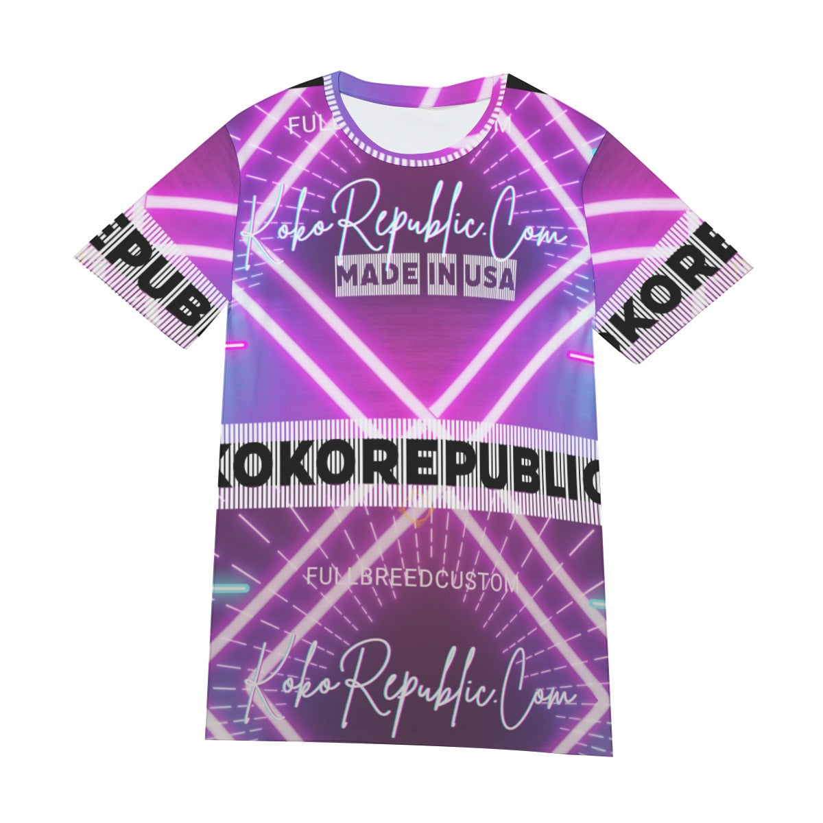 All-Over Print Men's O-Neck T-Shirt | 190GSM Cotton
