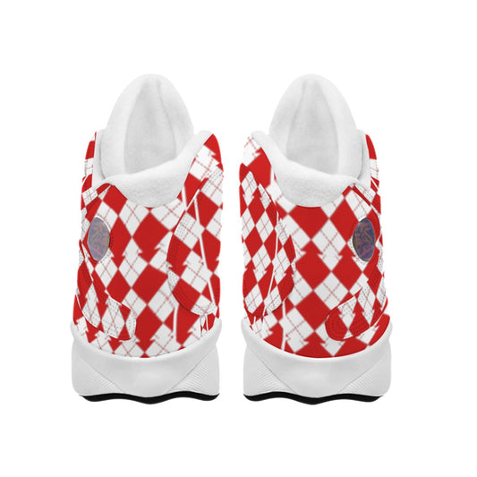 Men's Curved Basketball Shoes With Thick Soles