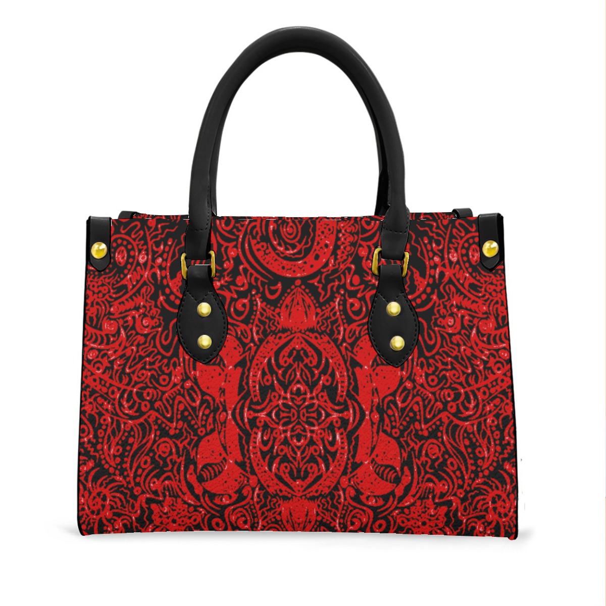 kokorepublic Women's Tote Bag With Black Handle