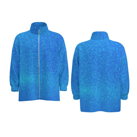 kokorepublic Print Unisex Stand Collar Zipped Jacket