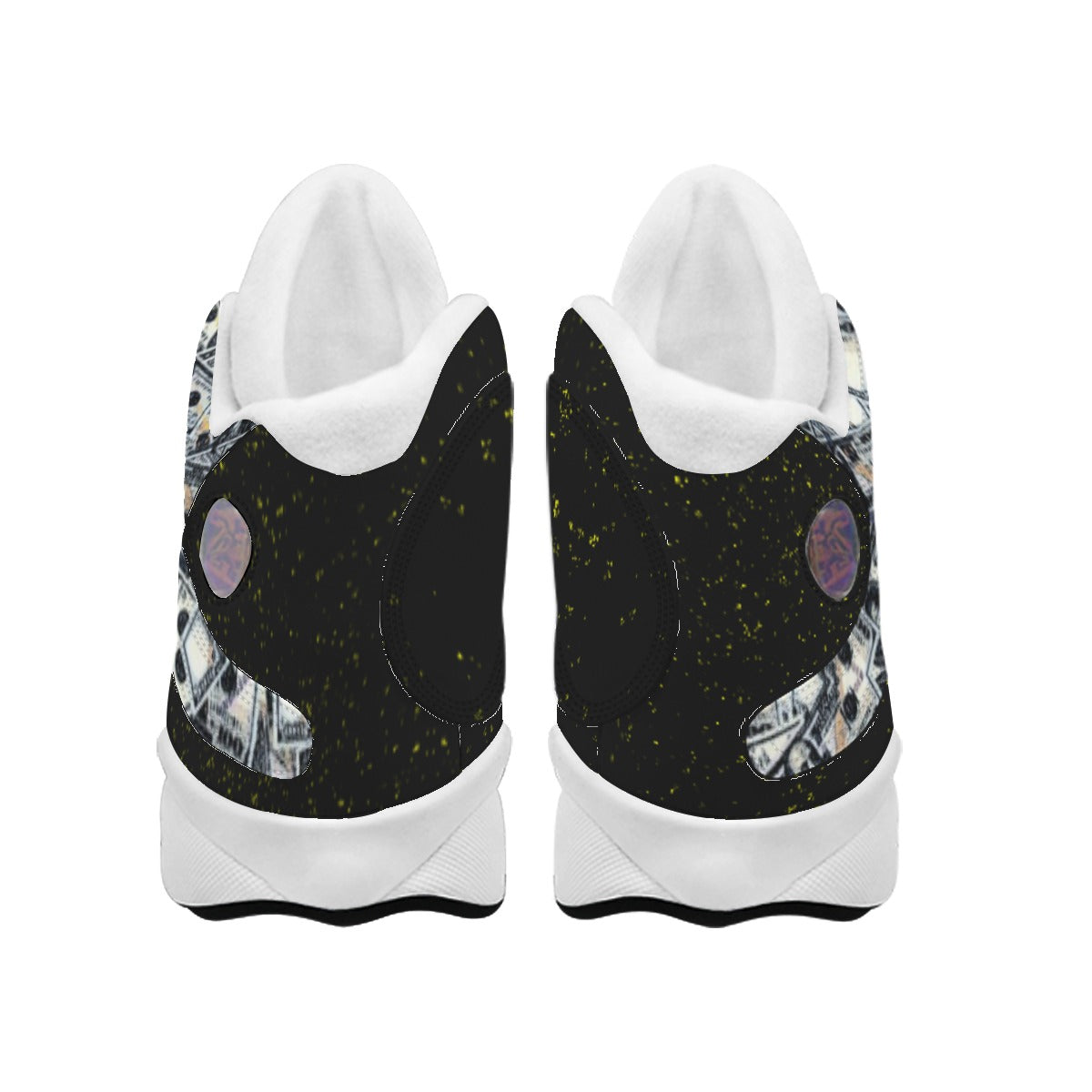 kokorepublic Men's Curved Basketball Shoes With Thick Soles