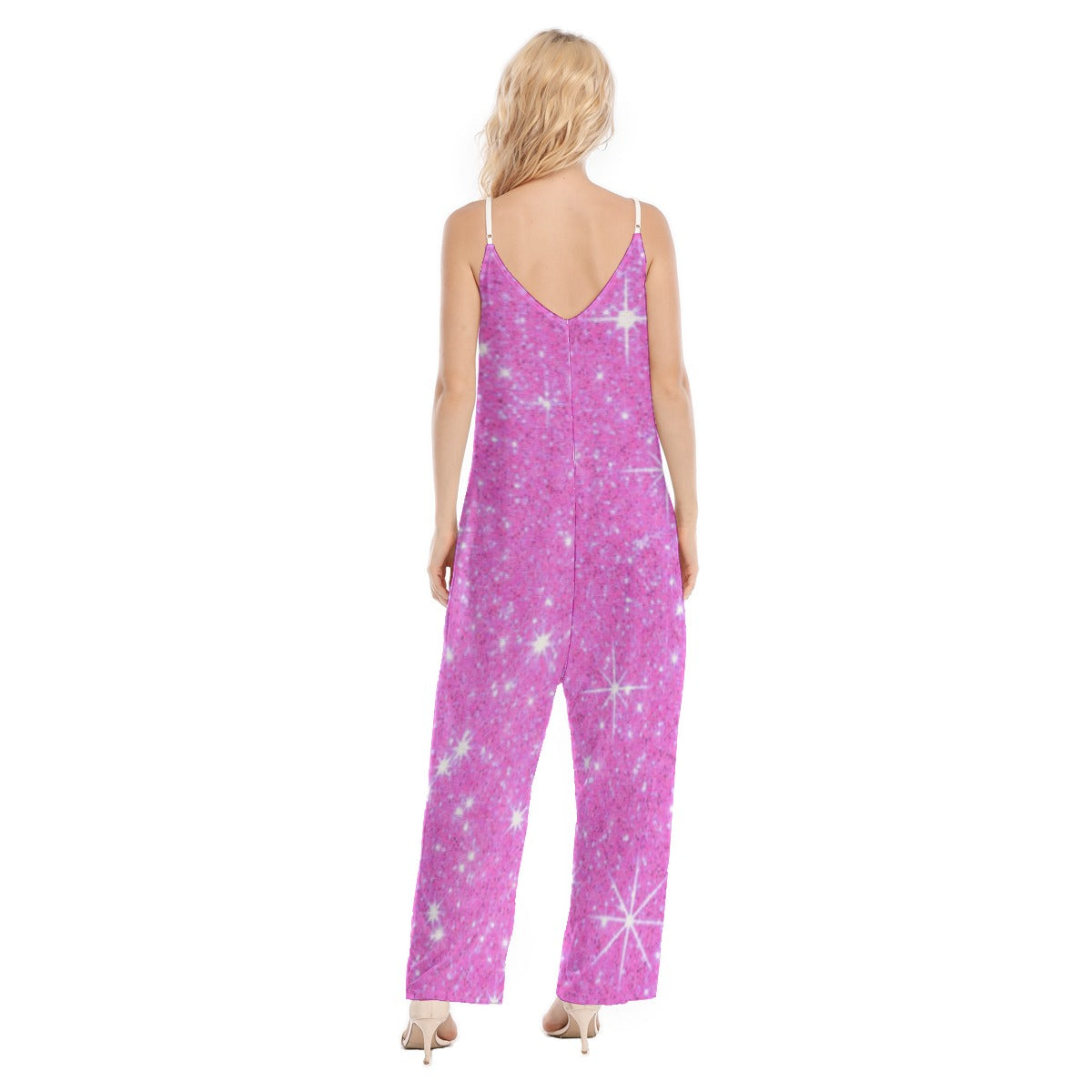 kokorepublic Print Women's V-neck Cami Jumpsuit