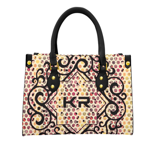 Women's Tote Bag With Black Handle