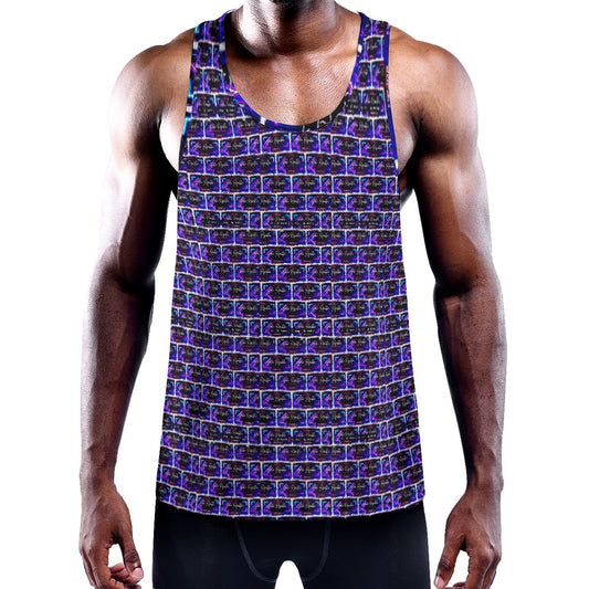 All-Over Print Men's Slim Y-Back Muscle Tank Top