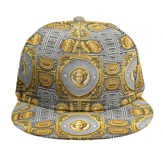 Baseball Cap With Flat Brim