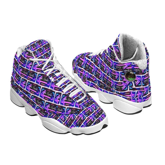 Men's Curved Basketball Shoes With Thick Soles