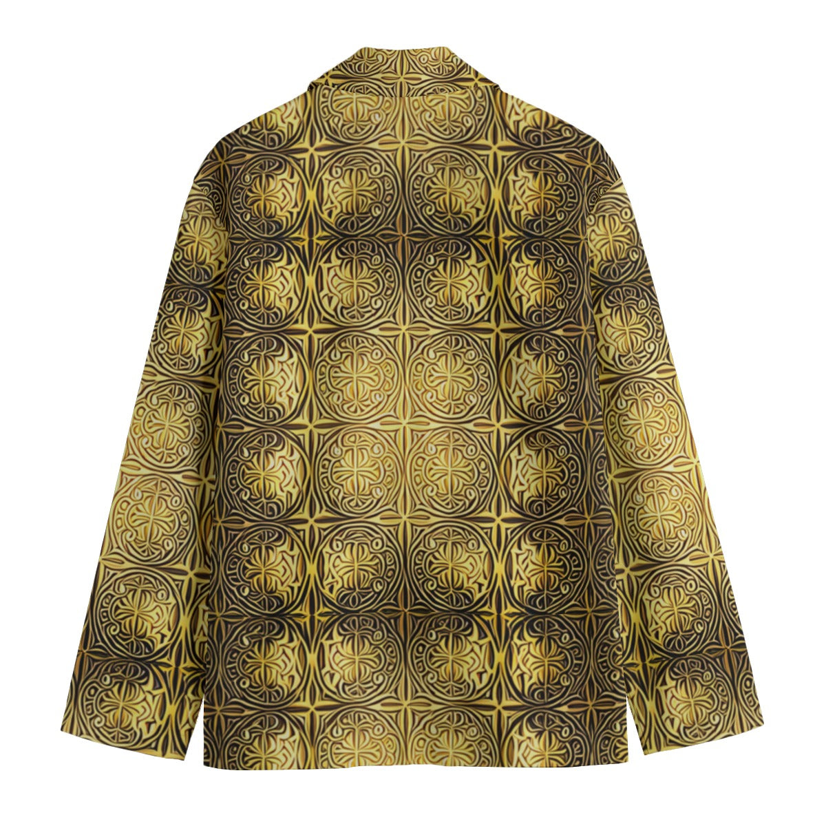 kokorepublic All-Over Print Men's Casual Flat Lapel Collar Blazer | 245GSM Cotton